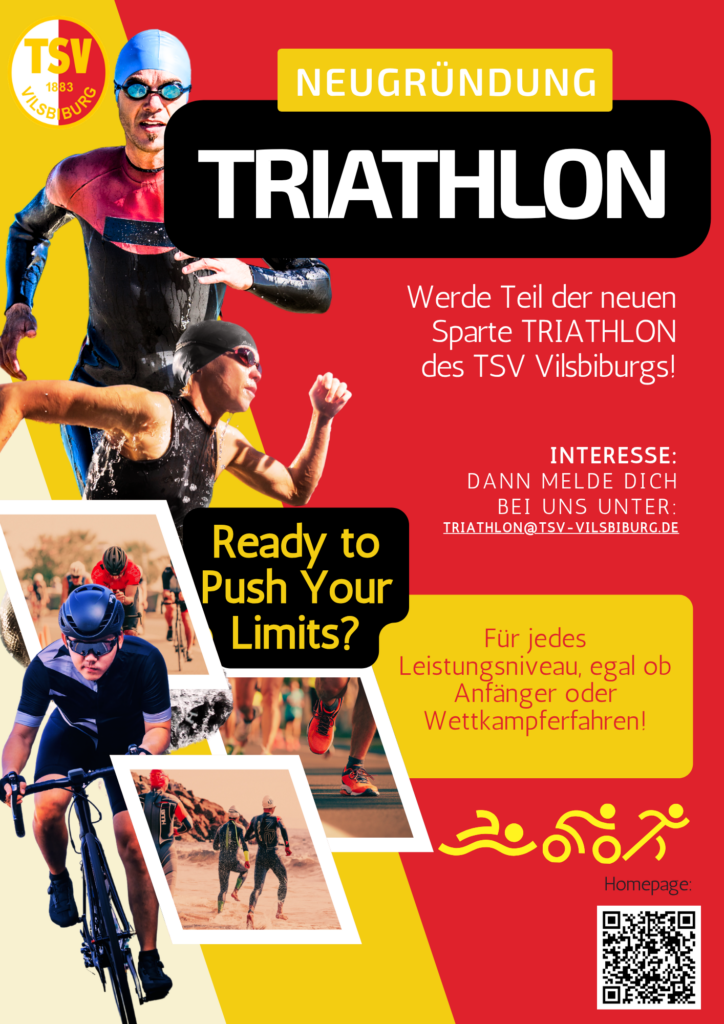 Plakat Triathlon Abteilung