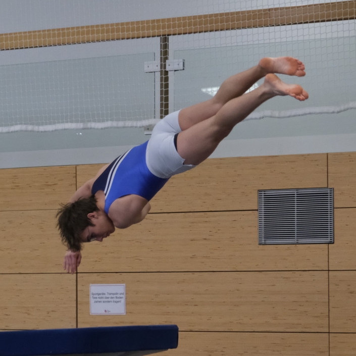 Wolfgang Speil am Sprung